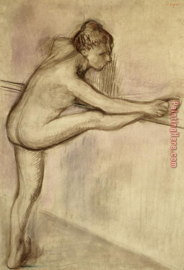 Edgar Degas Dancer At The Bar